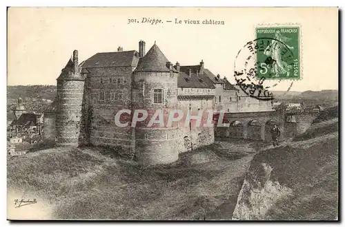 Cartes postales Dieppe Le vieux chateau