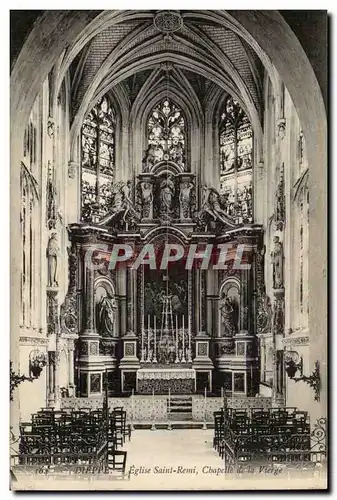 Ansichtskarte AK Dieppe Eglise Saint Remi Chapelle de la vierge