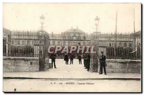 Cartes postales Rouen Caserne Pelissier