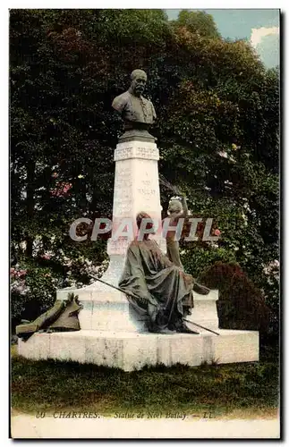 Chartres Cartes postales Statue de Noe Ballay