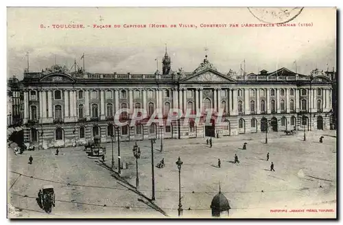 Ansichtskarte AK Toulouse Facade du capitole Hotel de ville