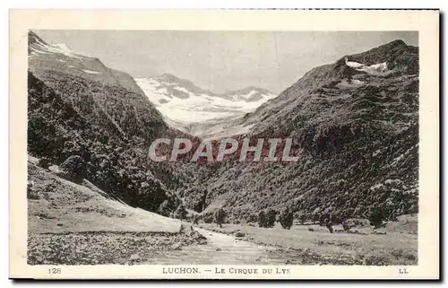 Cartes postales Luchon Le cirque de lys