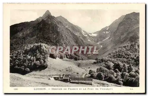 Ansichtskarte AK Luchon Hospice de France et le port de Venasque