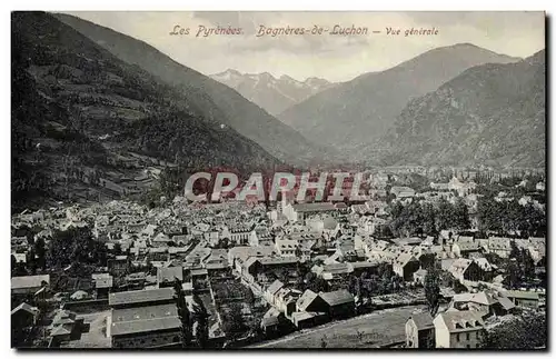 Cartes postales Bagneres de Luchon Vue generale