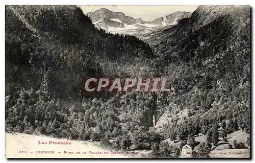 Cartes postales Luchon Fond de la vallee et cirque du Lys