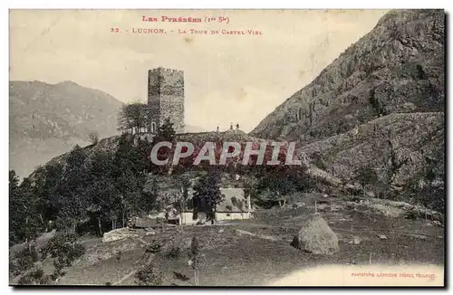 Cartes postales Luchon La tour de Castel Viel