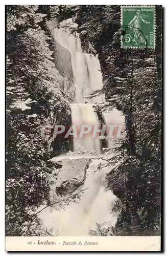 Ansichtskarte AK Luchon Cascade du Parisien