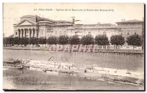 Cartes postales Toulouse Eglise de la Daurade et Ecole des Beaux Arts