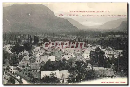 Cartes postales Marignac Vue generale et a vallee de la Garonne