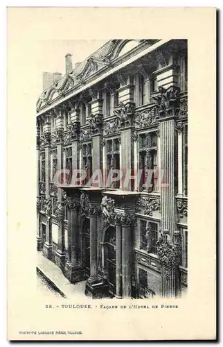 Cartes postales Toulouse Facade de l&#39hotel de ville