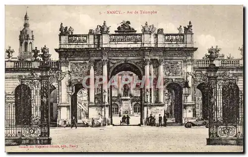 Cartes postales Nancy Arc de Triomphe