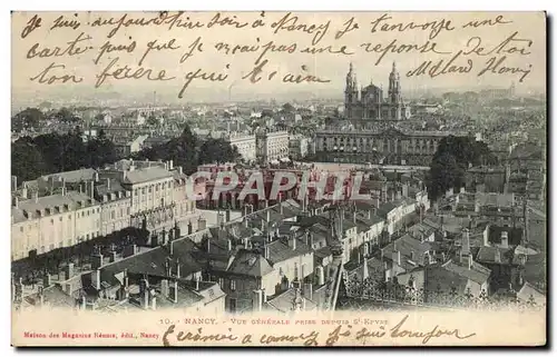 Cartes postales Nancy Vue generale prise de St Epvre