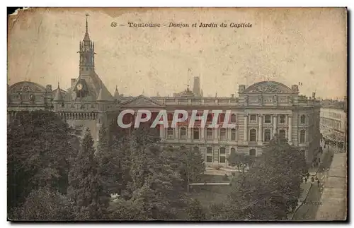 Cartes postales Toulouse Donjon et jardin du capitole