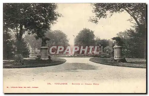 Cartes postales Toulouse Entree du grand rond