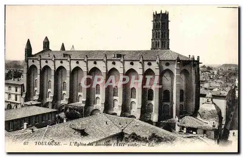 Ansichtskarte AK Toulouse Eglise des Jacobins