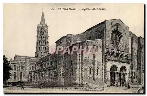 Cartes postales Toulouse Eglise St Sernin