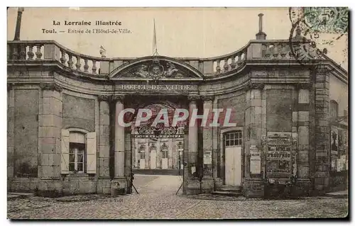 Cartes postales Toul Entree de l&#39hotel de ville