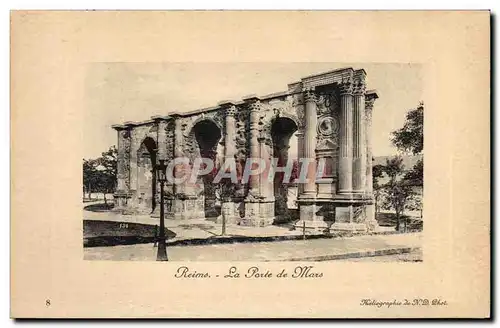 Cartes postales Reims La porte de mars