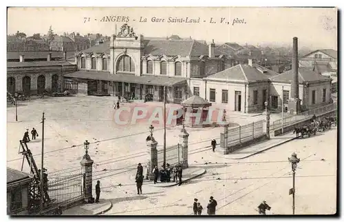 Cartes postales Angers La gare Saint Laud