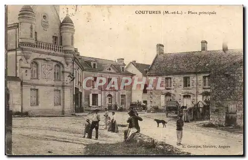 Cartes postales Coutures Place principale