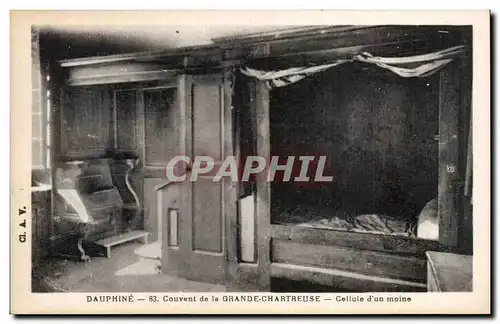 Cartes postales Dauphine Couvent de la grande Chartreuse Cellule d&#39un moine