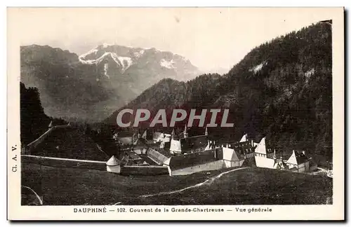 Ansichtskarte AK Dauphine Couvent de la Grande Chartreuse Vue generale