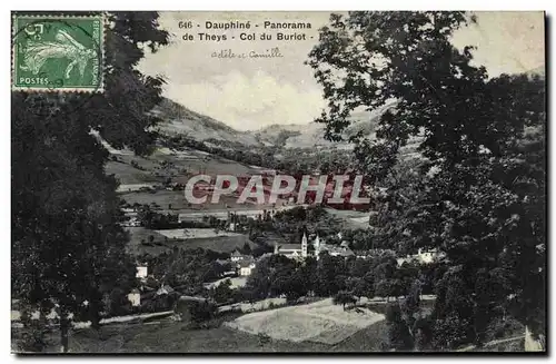 Cartes postales DAuphine Panorama de Theys Col du buriot