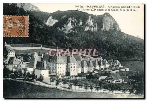 Ansichtskarte AK Dauphine Grande Chartreuse Le couvent et le Grand Som