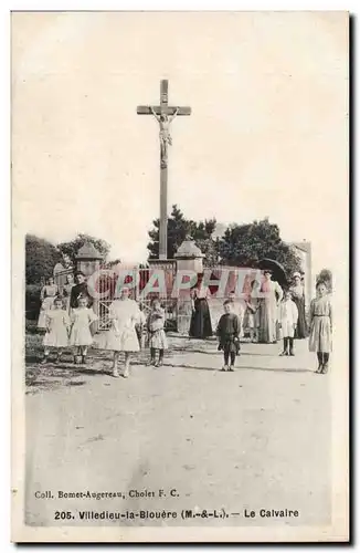 Cartes postales Villedieu la Blouere Le calvaire