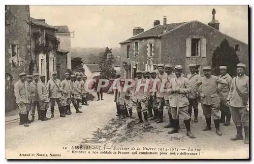 Ansichtskarte AK Lire Souvenir de guerre 1914 1915 La rue ( militaria ) TOP