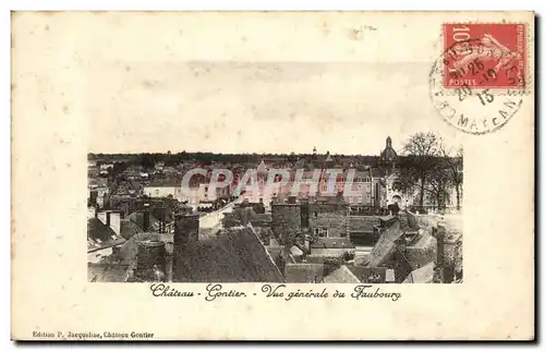 Chateau Gontier Cartes postales Vue generale du faubourg