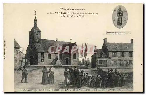 Ansichtskarte AK Pontmain Evenement 17 janvier 1871