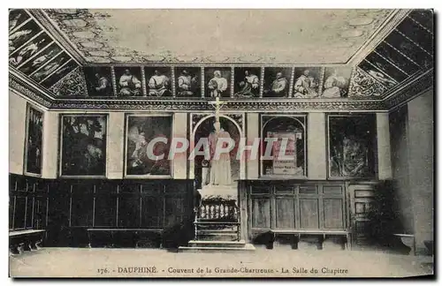 Cartes postales DAuphine Couvent de la Grande Chartreuse La salle du chapitre