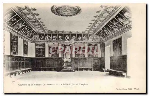 Cartes postales Couvent de la Grande chartreuse La salle du grand chapitre