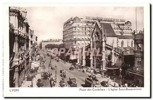 Lyon Cartes postales Place des Cordeliers L&#39eglise Saint Bonaventure