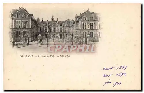 Cartes postales Orleans Hotel de ville