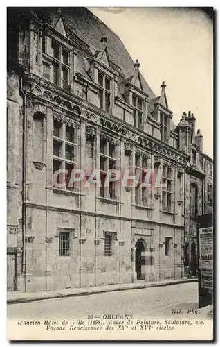 Cartes postales Orleans L&#39ancien hotel de ville Musee de peinture