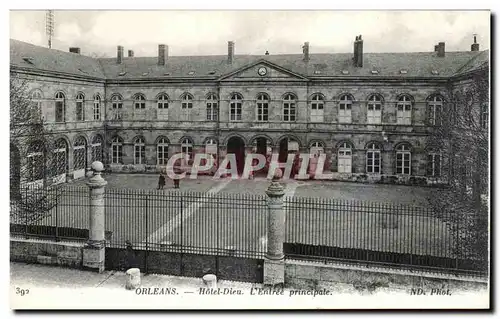 Cartes postales Orleans Hotel Dieu L&#39entree principale