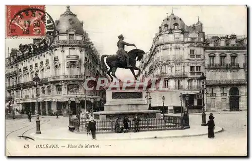 Cartes postales Orleans Place du Martroi