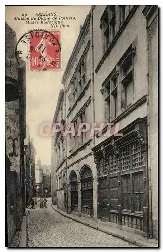 Cartes postales Orleans Maison de Diane de Poitiers Musee