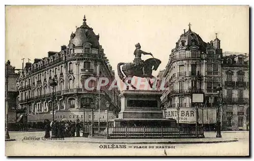 Cartes postales Orleans Place du Martroi