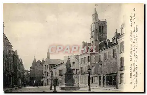 Cartes postales Orleans Place de la Republique