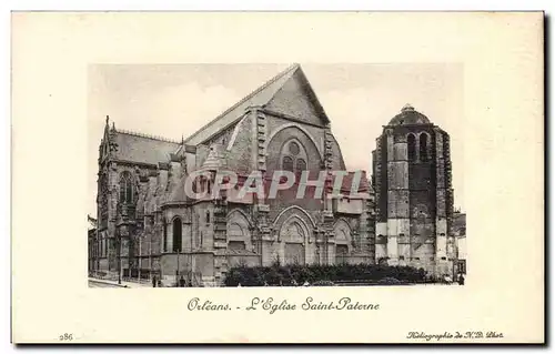 Cartes postales Orleans Eglise Saint paterne