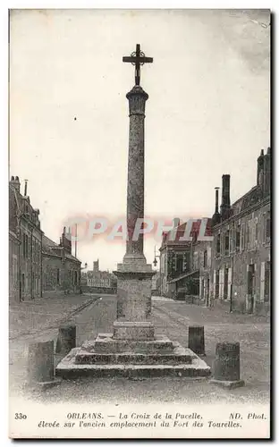 Ansichtskarte AK Orleans La Croix de la Pucelle elevee sur l&#39ancien emplacement du fort des Tourelles