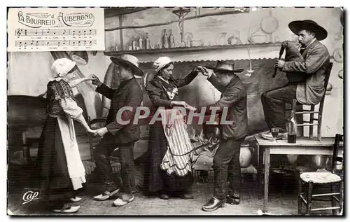 Cartes postales moderne La bourre d&#39Auvergne Folklore Costume