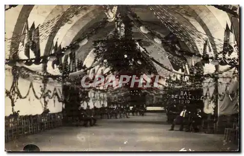 CARTE PHOTO Bal de la classe 1910 Militaria