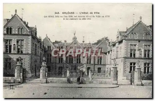 Cartes postales Orleans Hotel de ville