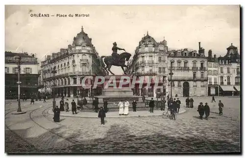 Cartes postales Orleans Place du Martroi