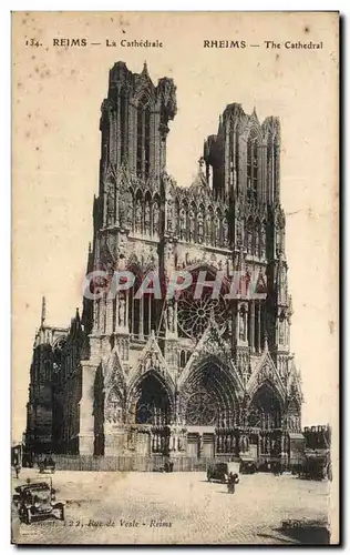 Cartes postales Reims La cathedrale