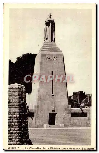 Cartes postales Verdun le chevalier de la victoire Jean Boucher